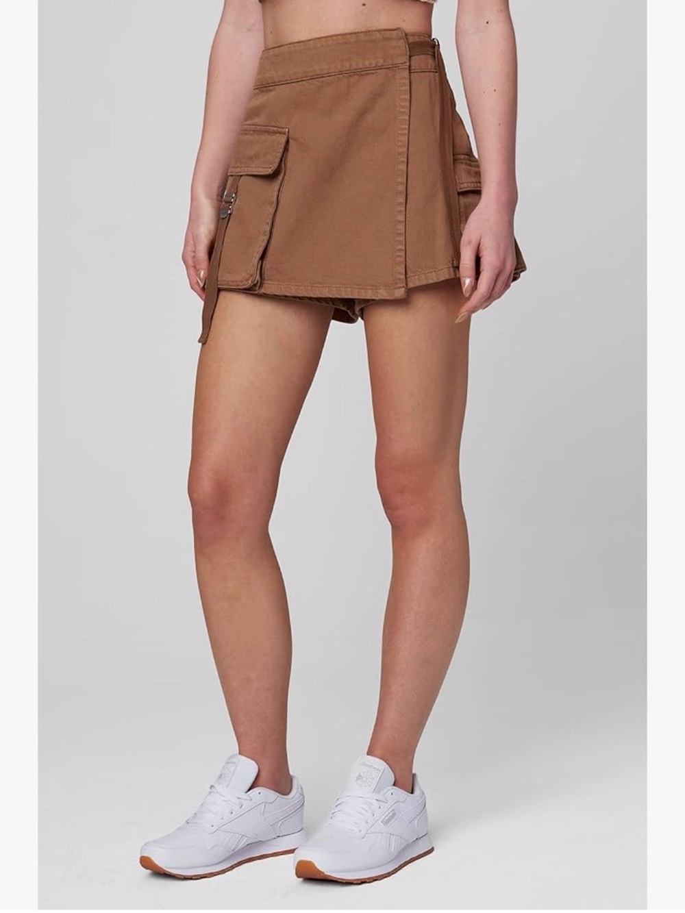 Blank NYC Utility Cargo Skort Shorts in Brown Size 25